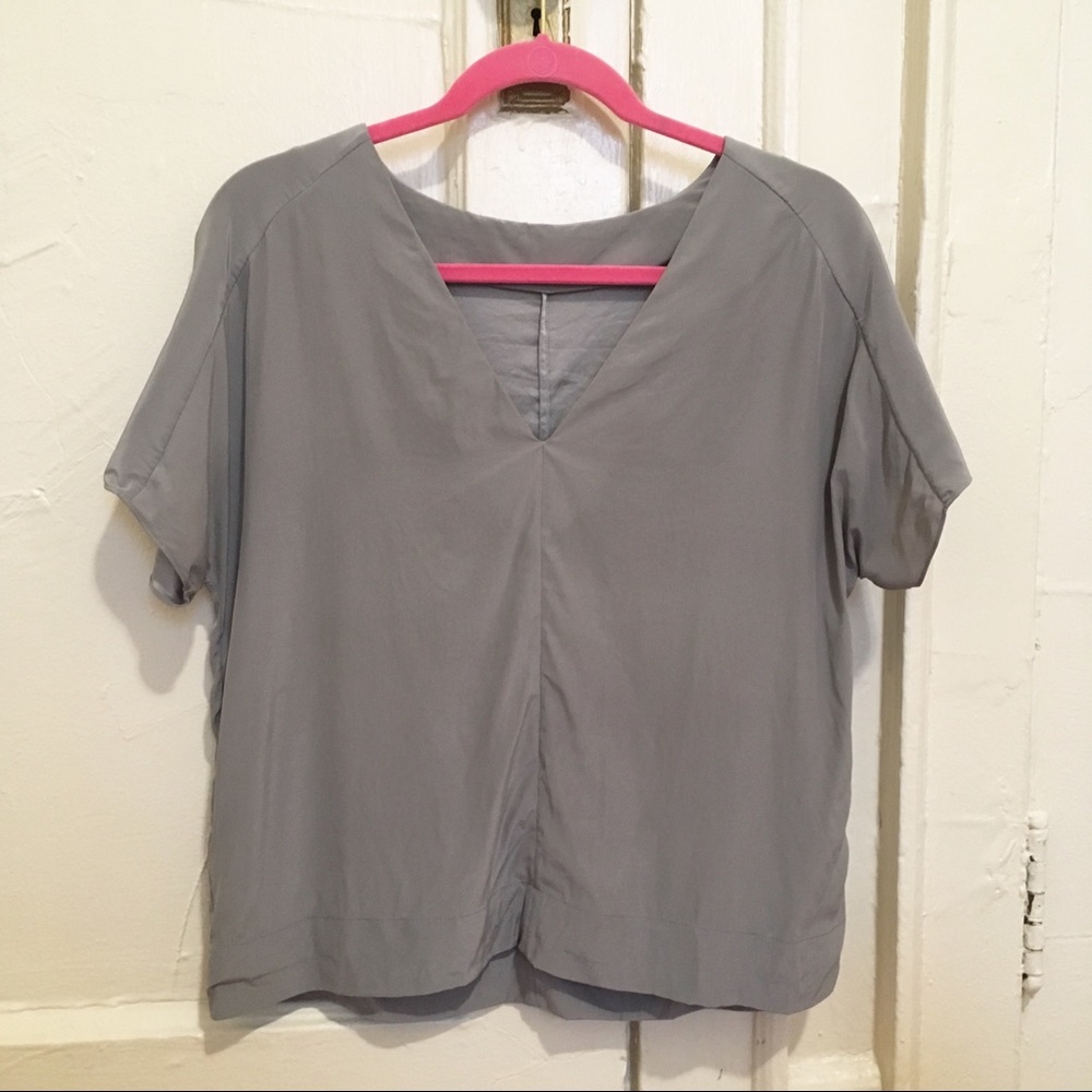 COS silk tee